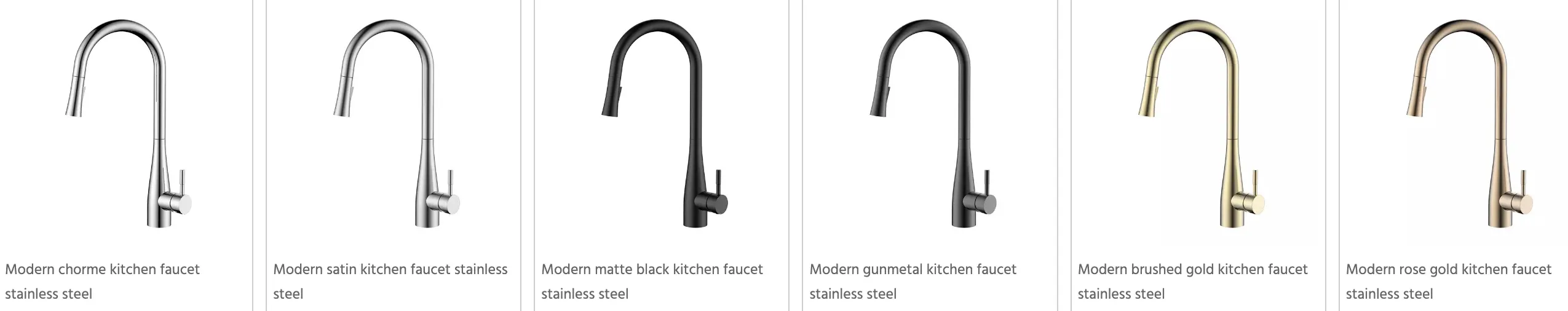 Kitchen Faucets colors