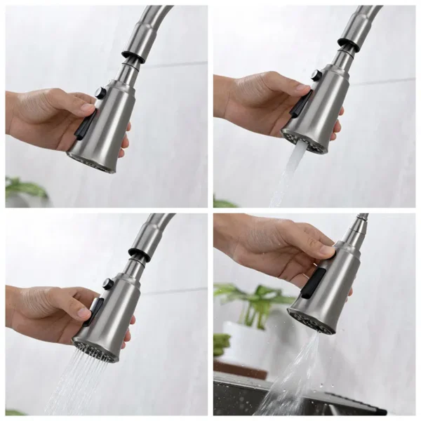 Single Handle Pull down Kitchen Faucet