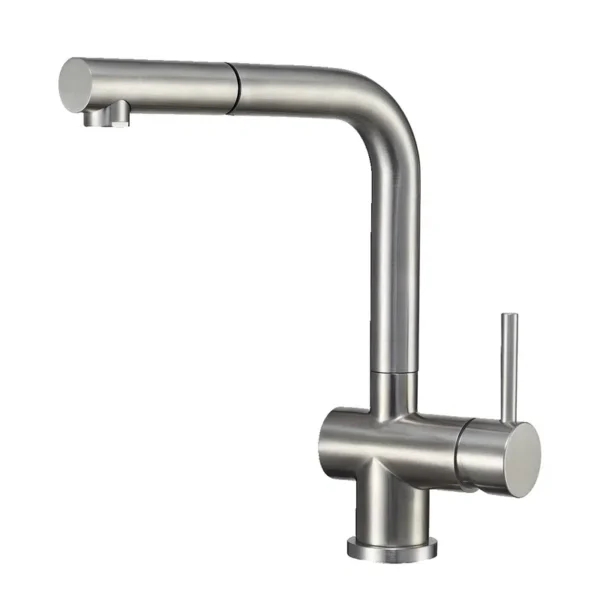Pull out kitchen taps