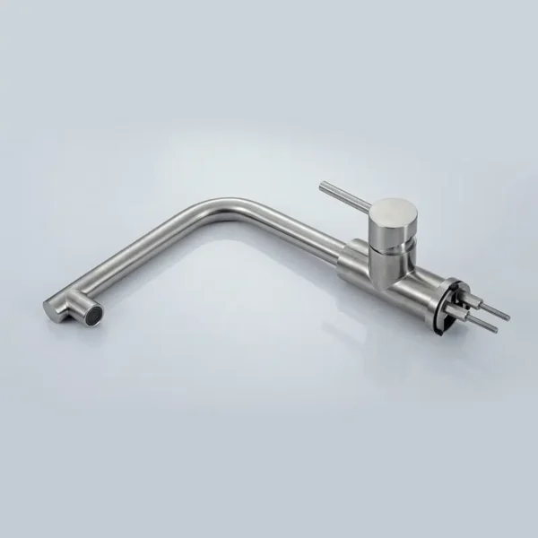 kitchen sink faucet brushed nickel