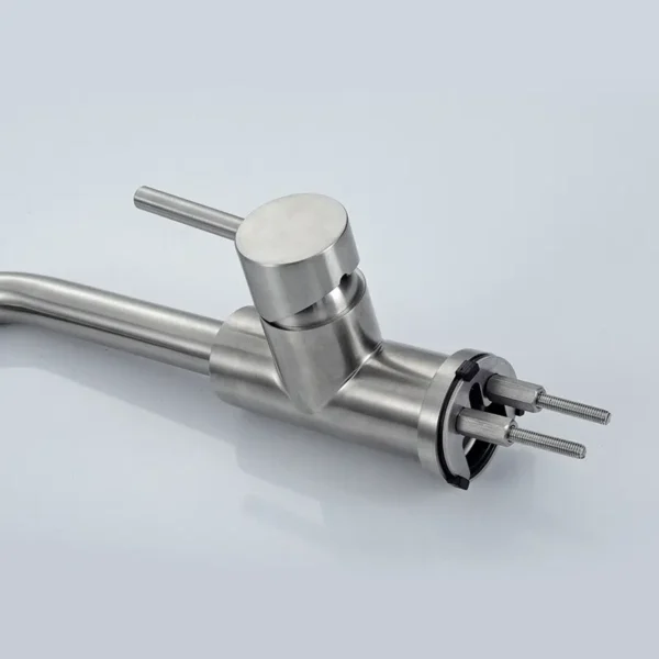 kitchen sink faucet brushed nickel
