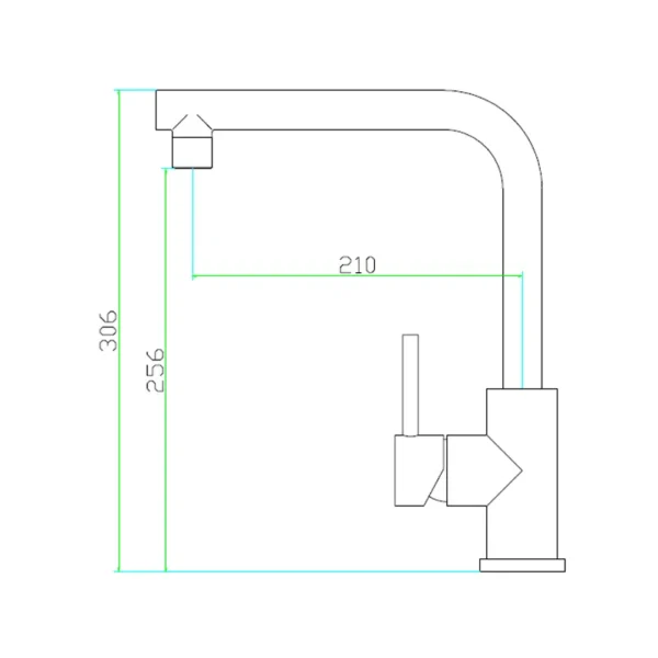 kitchen sink faucet brushed nickel