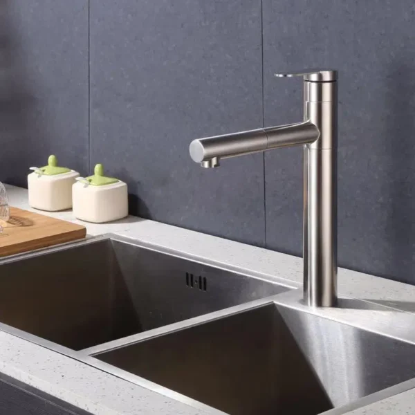 Pull out faucet for kitchen sink