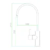 Water filter Faucet drawing
